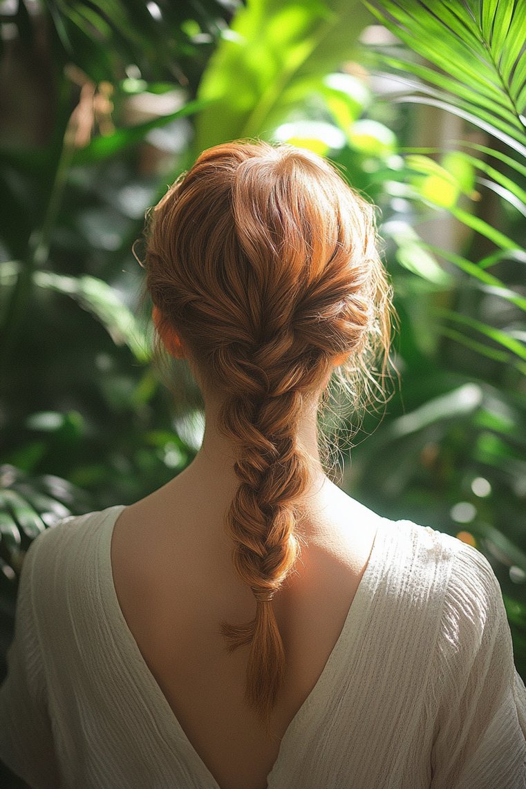 Dutch Braid With Twist