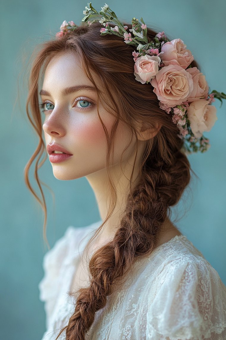 Dutch Braid With a Headband