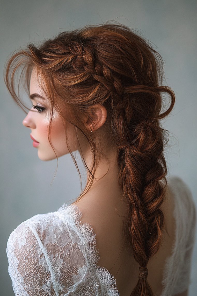 Dutch Braid and Loose Hair