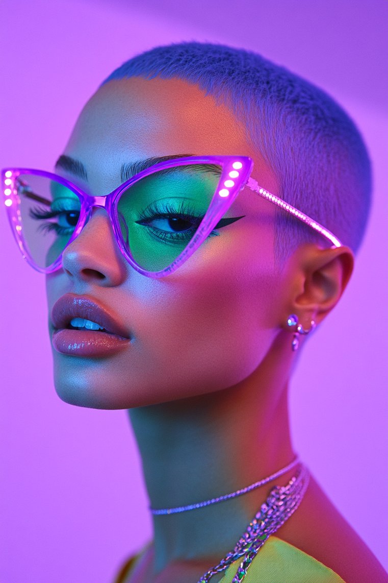 Dyed Buzz Cut