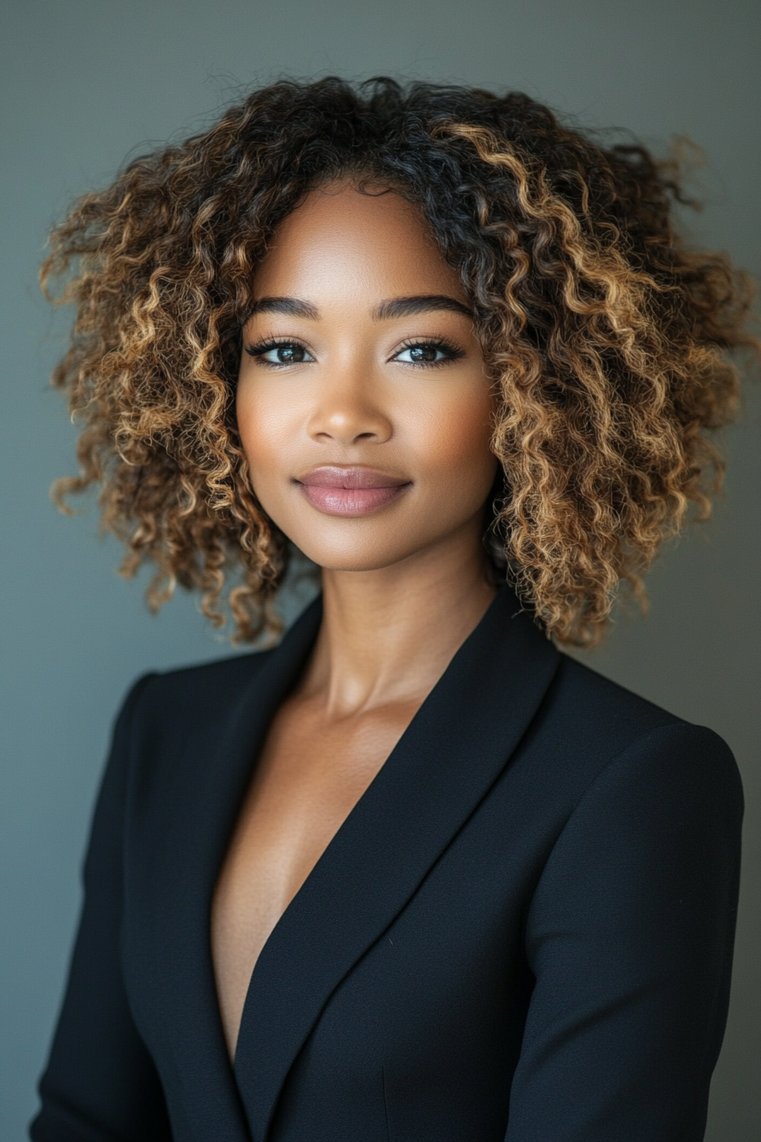 Edgy Curly Lob
