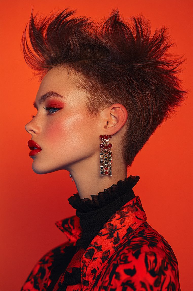 Edgy Faux Hawk