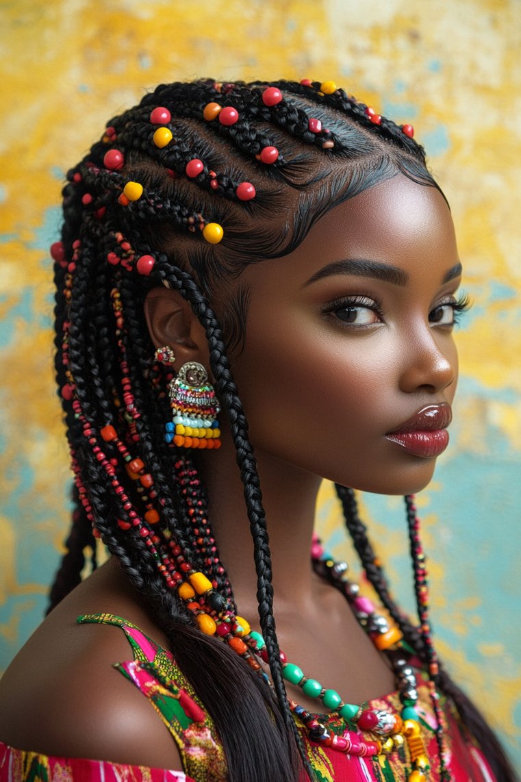 Edgy Fulani Braids