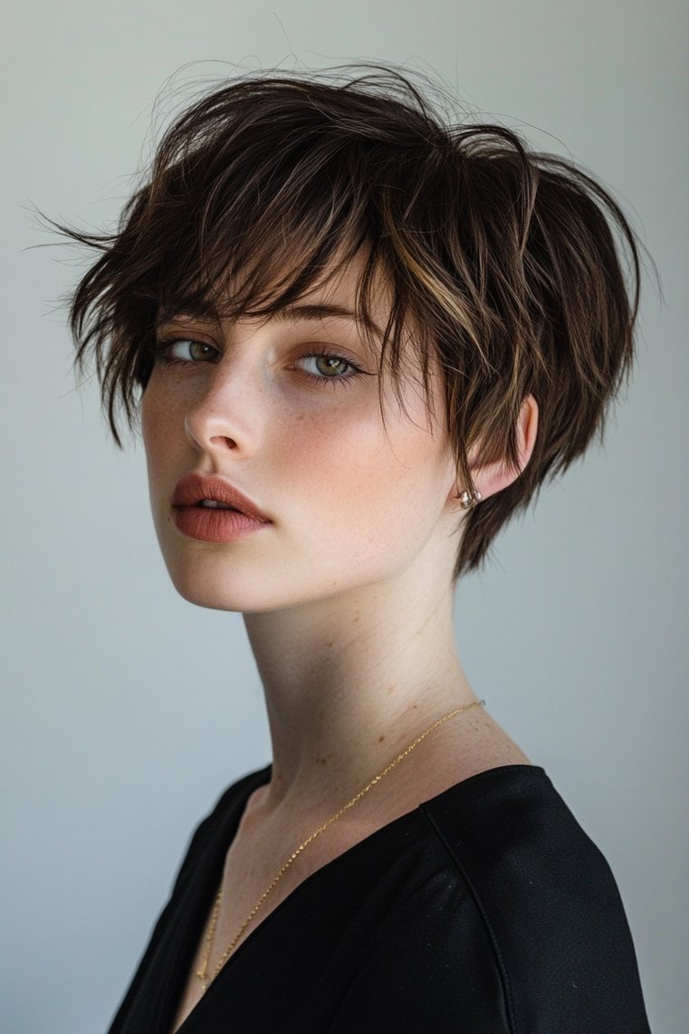 Edgy Pixie Shag