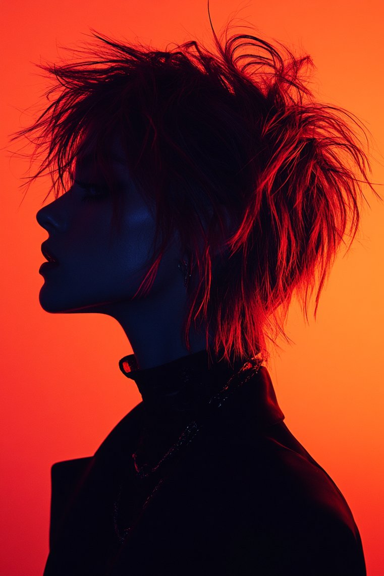Edgy Pixie With Choppy Layers