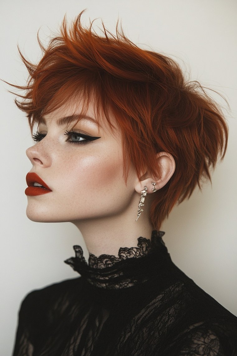 Edgy Pixie With Pointed Tips