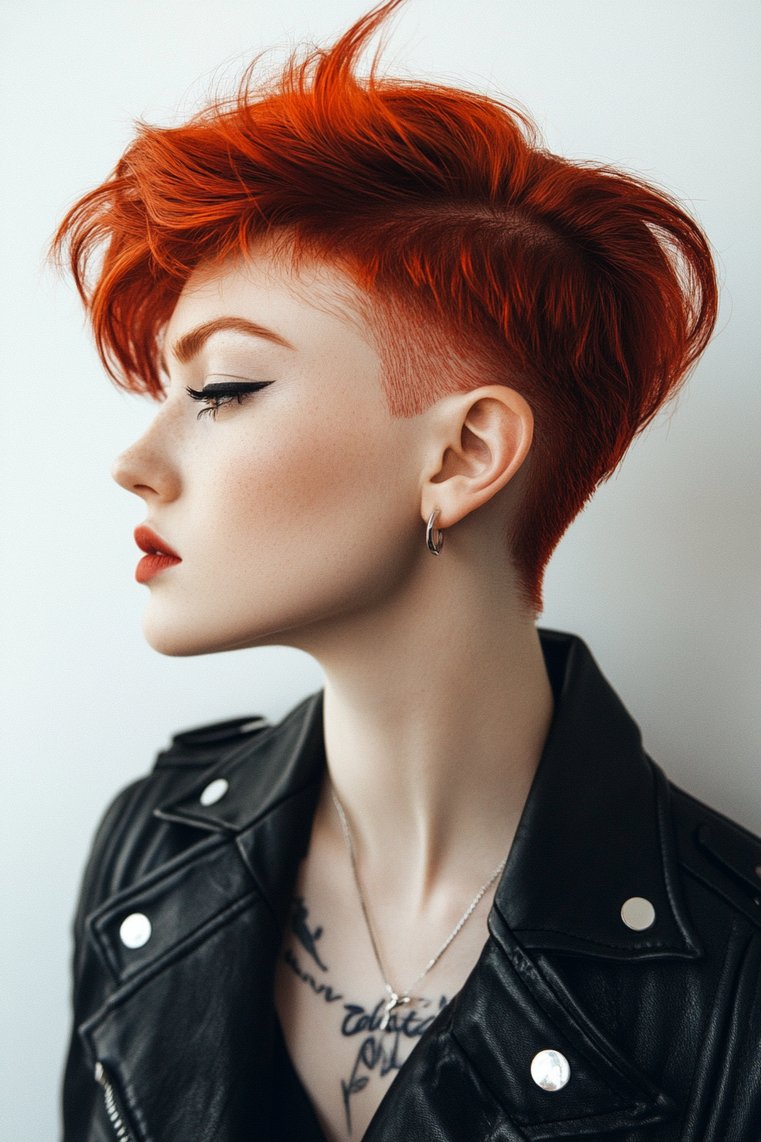Edgy Red Fade