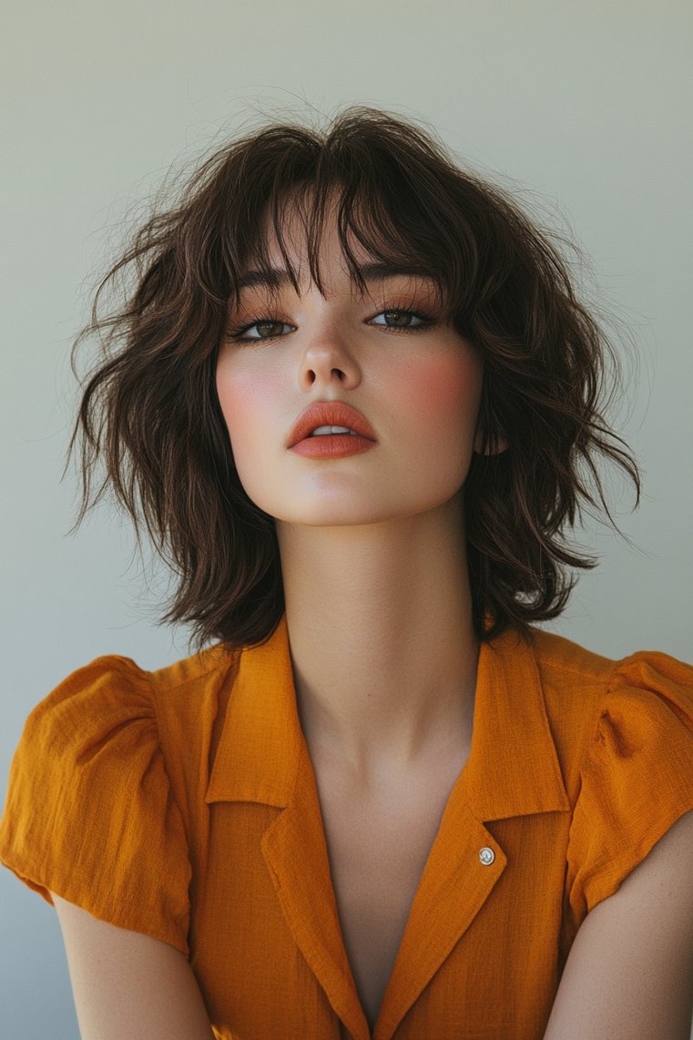 Edgy Shaggy Cut