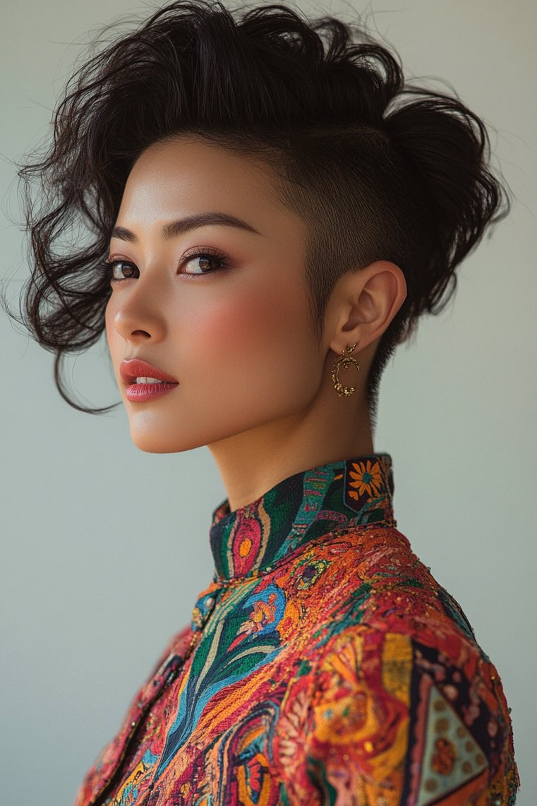 Edgy Undercut With Designs