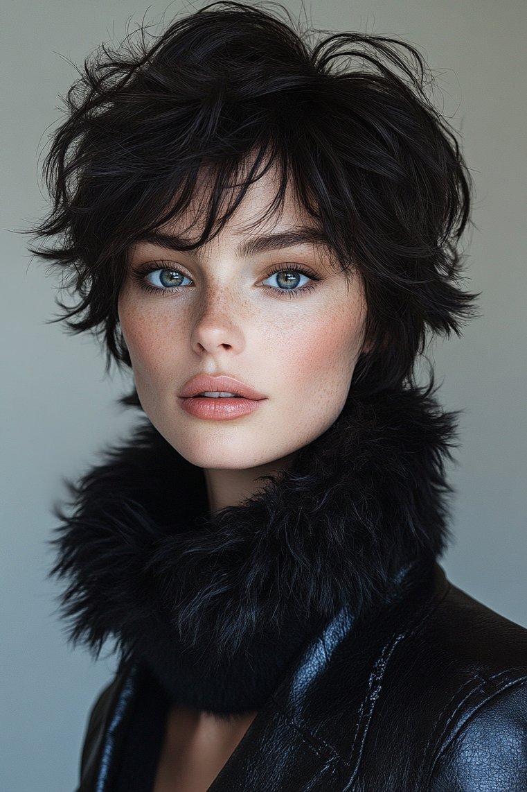 Edgy Wolf Cut With Razor-Cut Layers