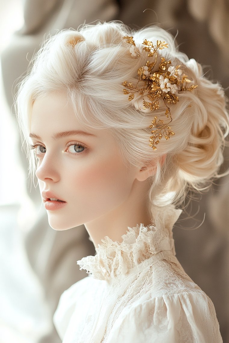 Elegant Mohawk With Hair Accessories
