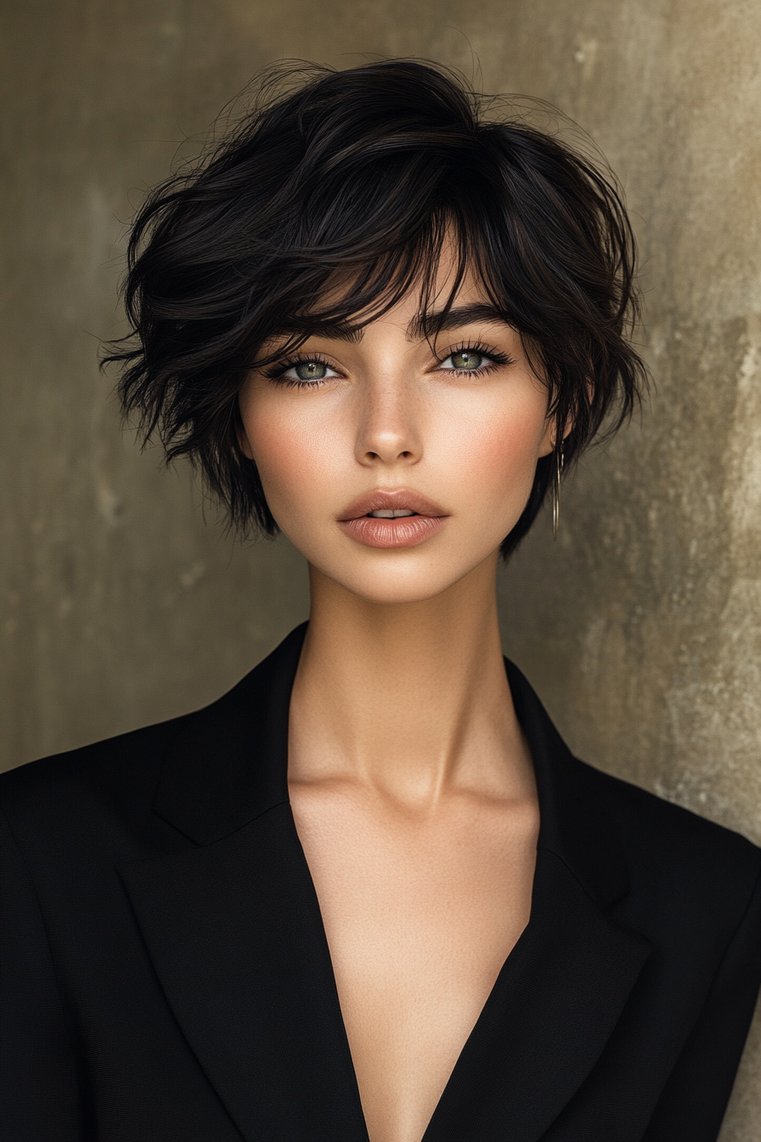 Elegant Wolf Cut for Formal Occasions