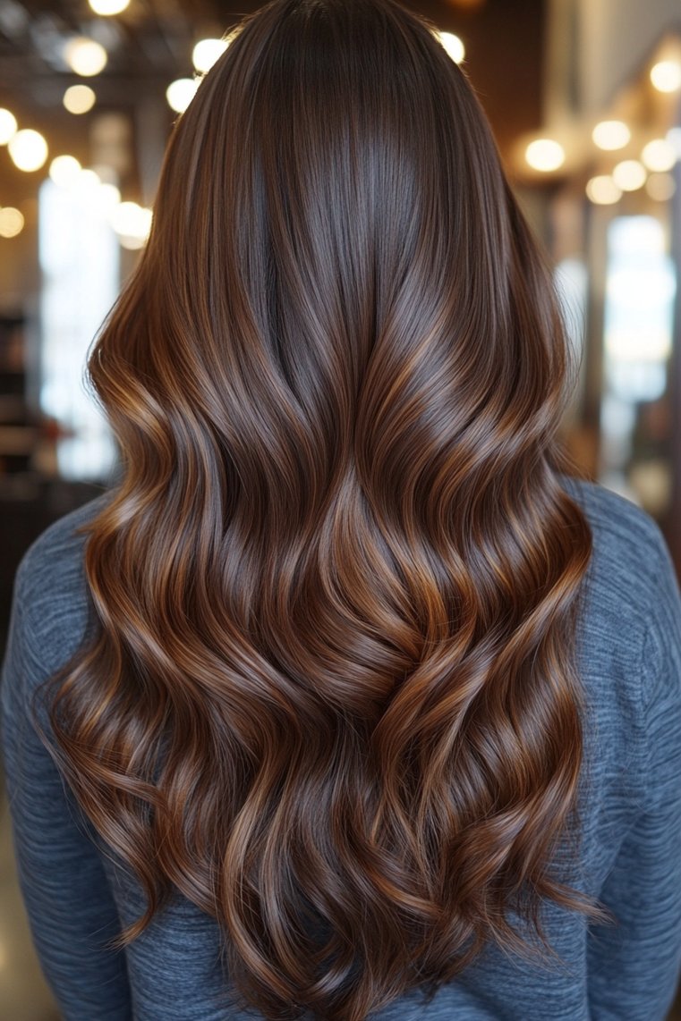 Espresso With Caramel Highlights