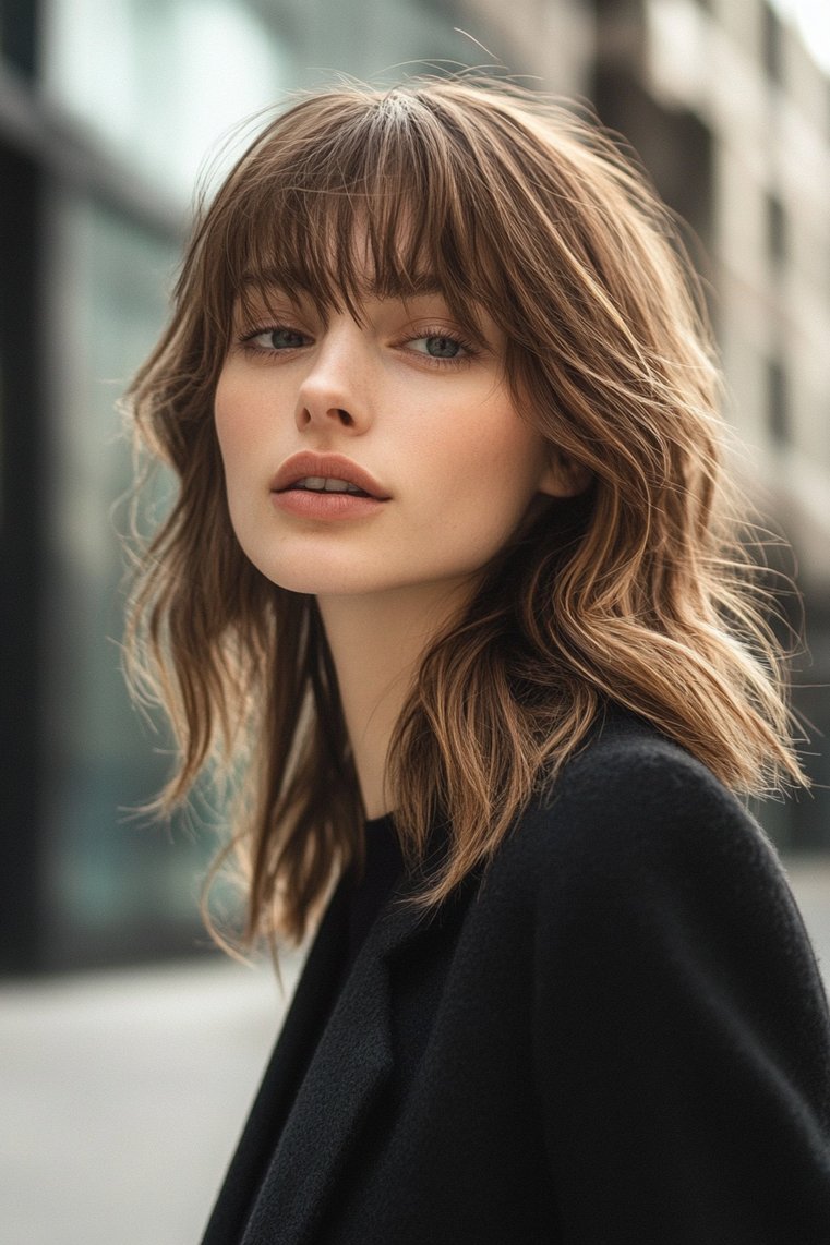 Feathered Bangs for Volume