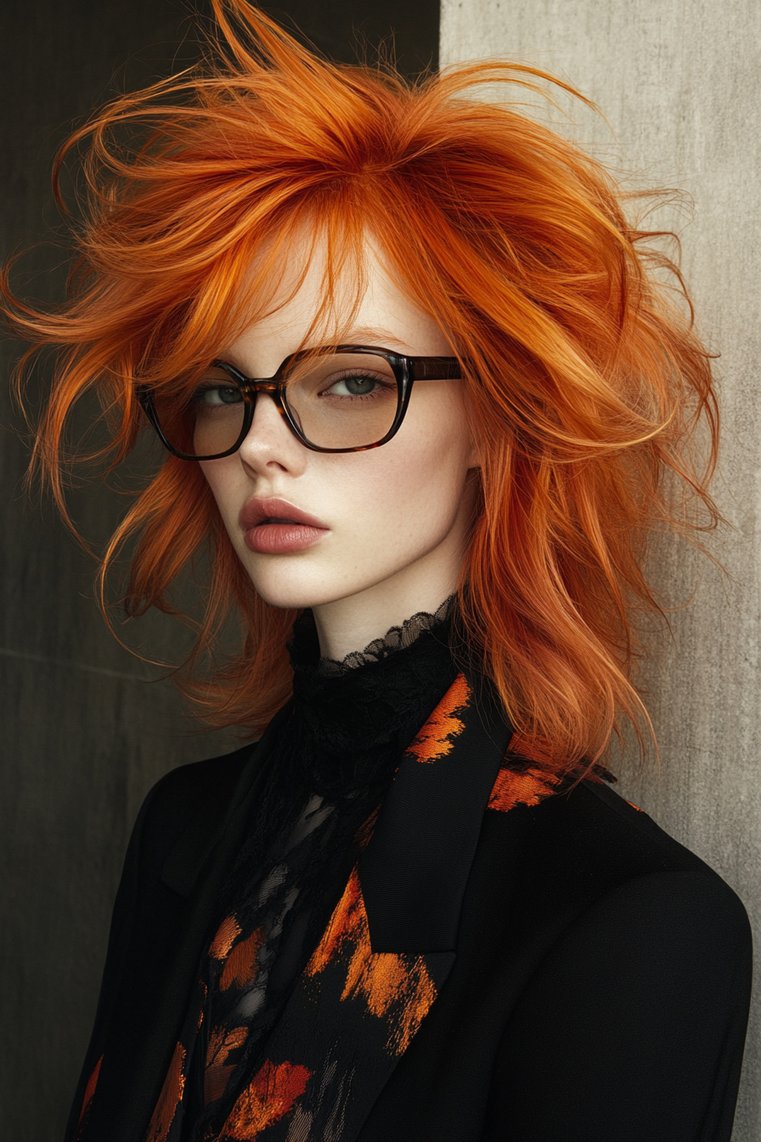 Feathered Hair With Volume Boost