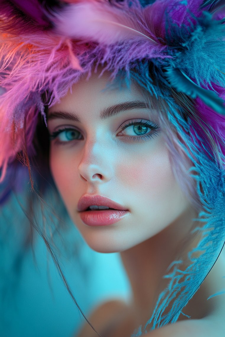 Feathered Hairstyle With Face-Framing Layers