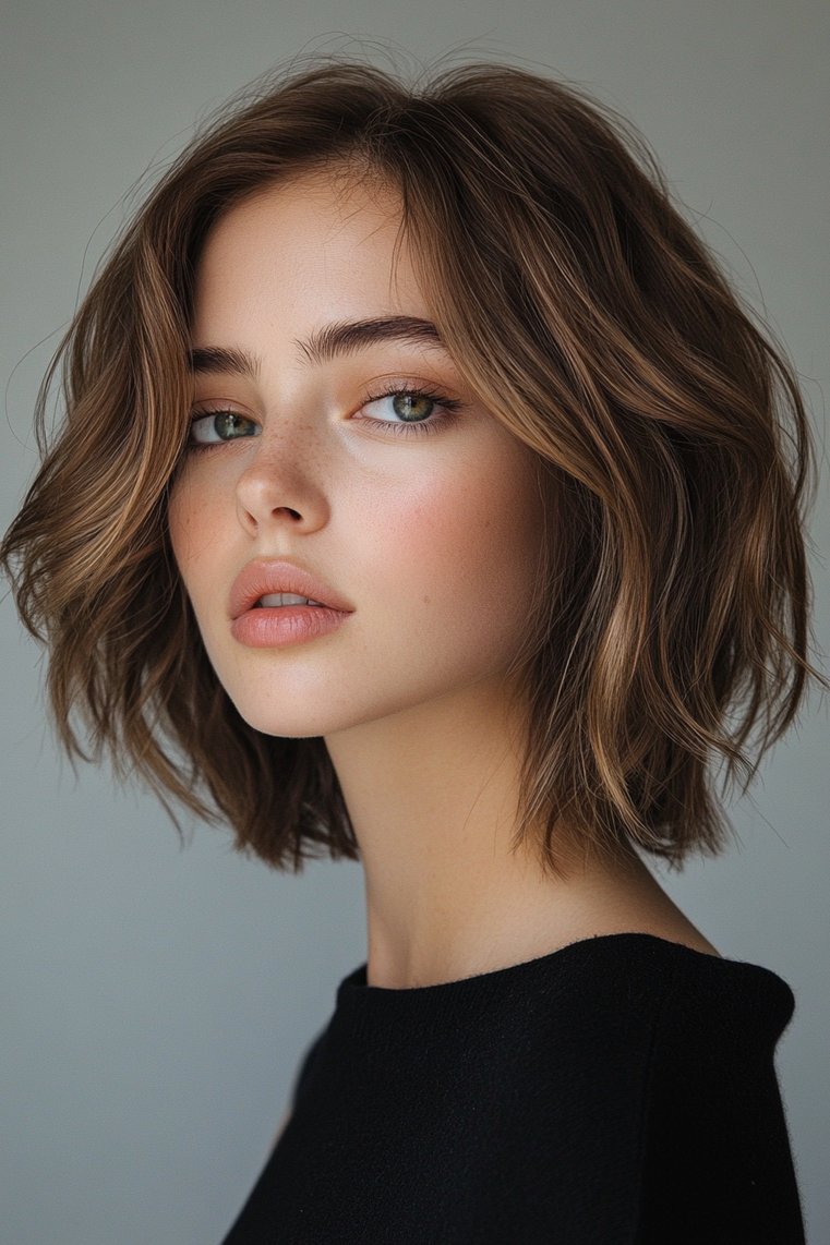 Feathered Layered Bob