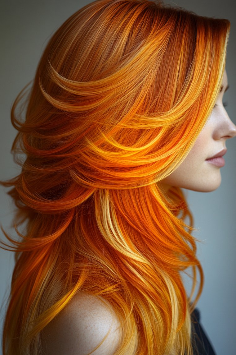 Feathered Layers With Ombre