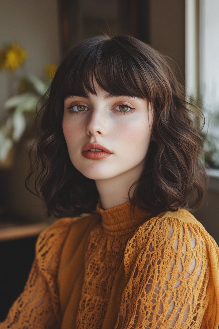 Feathered Shag for a Retro Vibe