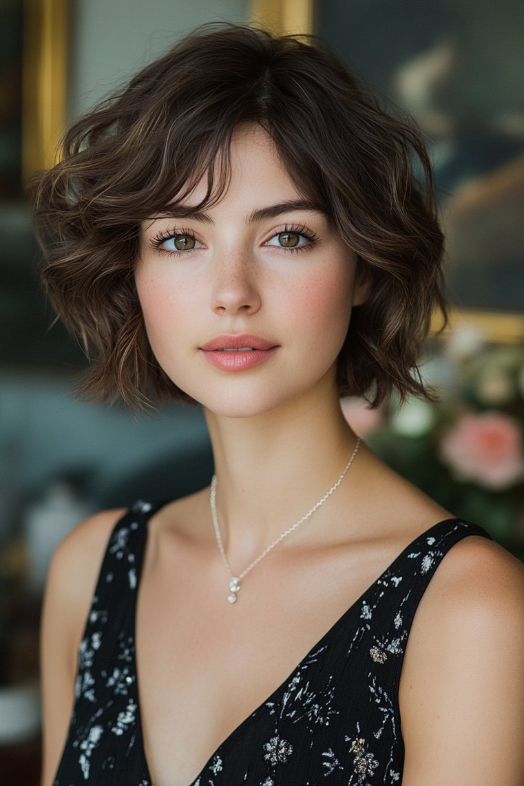 Feminine Bixie With Soft Waves