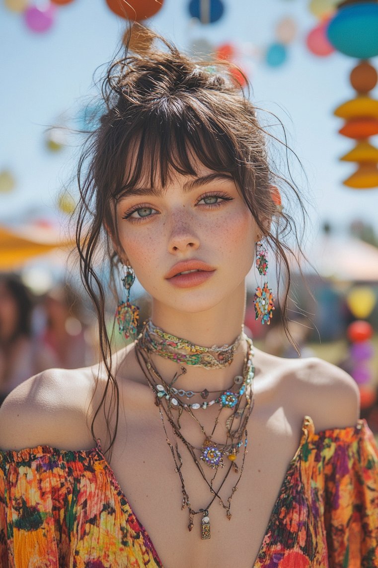 Festival Vibes With Micro Bangs
