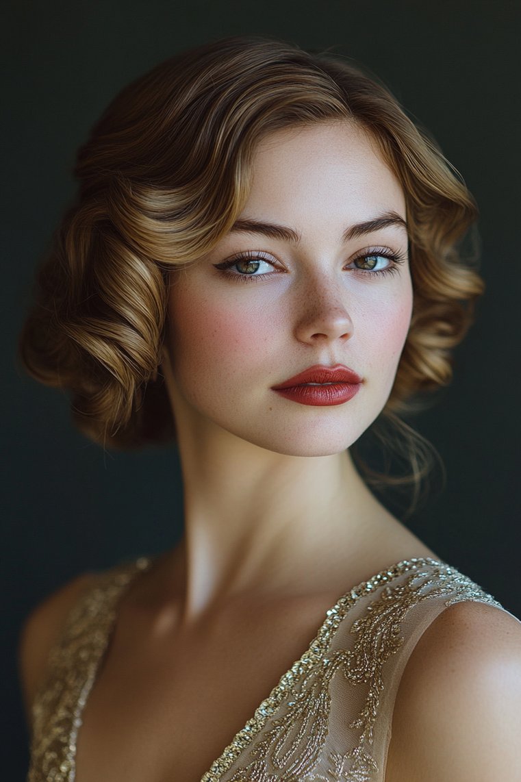 Finger Waves With a Twist Braid