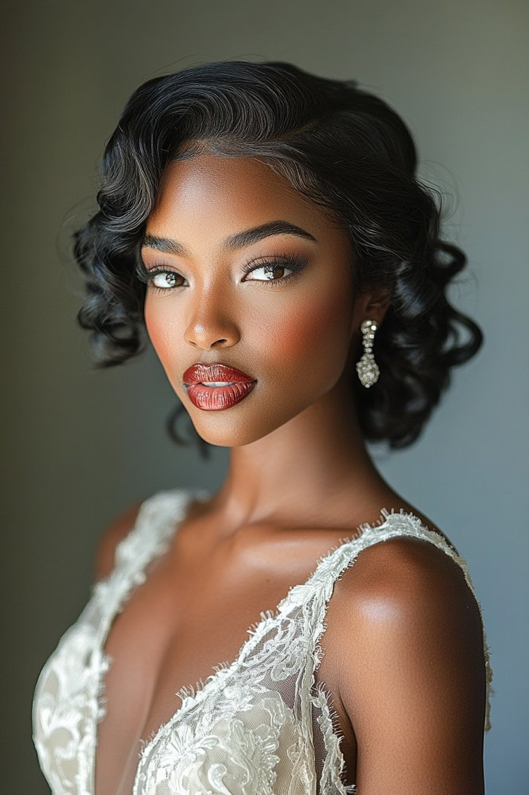 Finger Waves for the Modern Bride