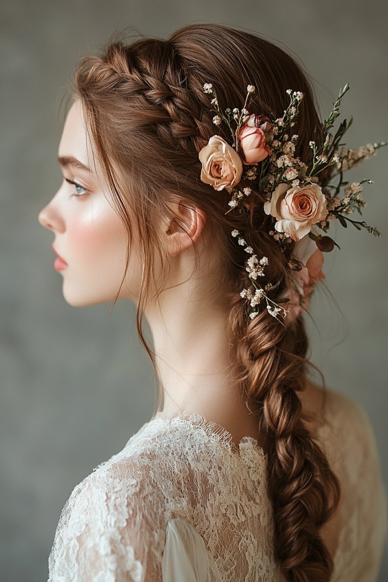 Fishtail Braid Bun
