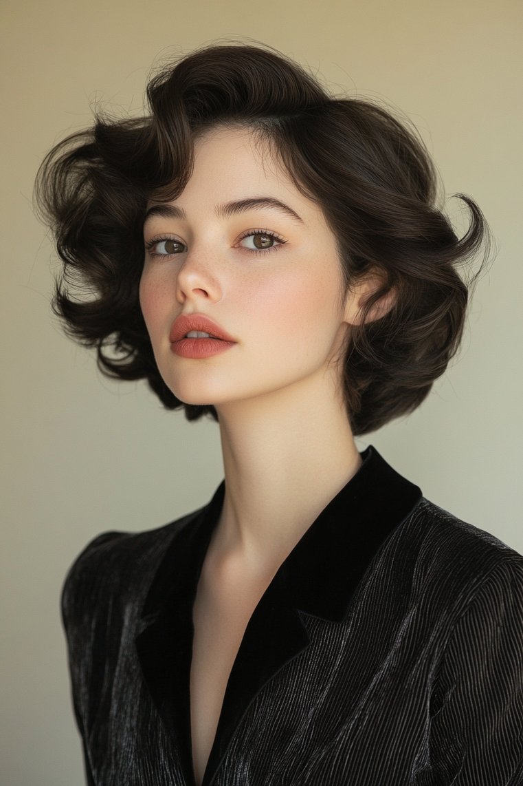 Flipped Ends With a Side Part