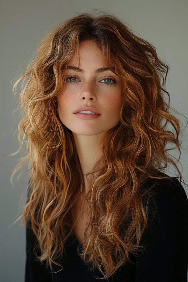 Fluffy Curls With Volume