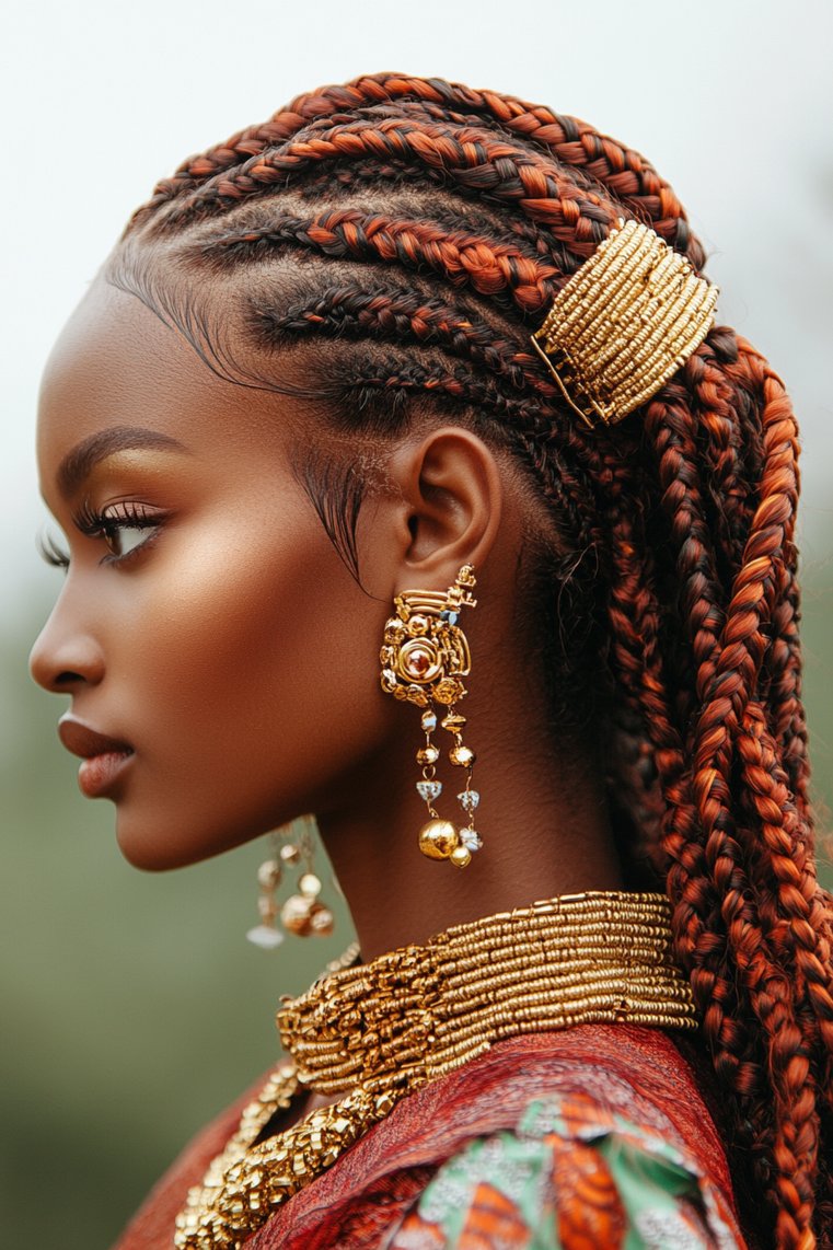 Fulani Braids With Cuffs