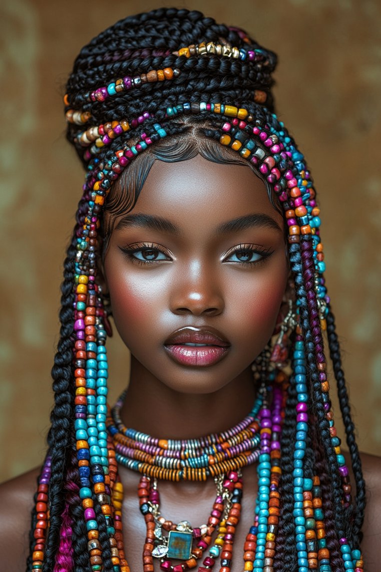 Fulani Braids With Extensions
