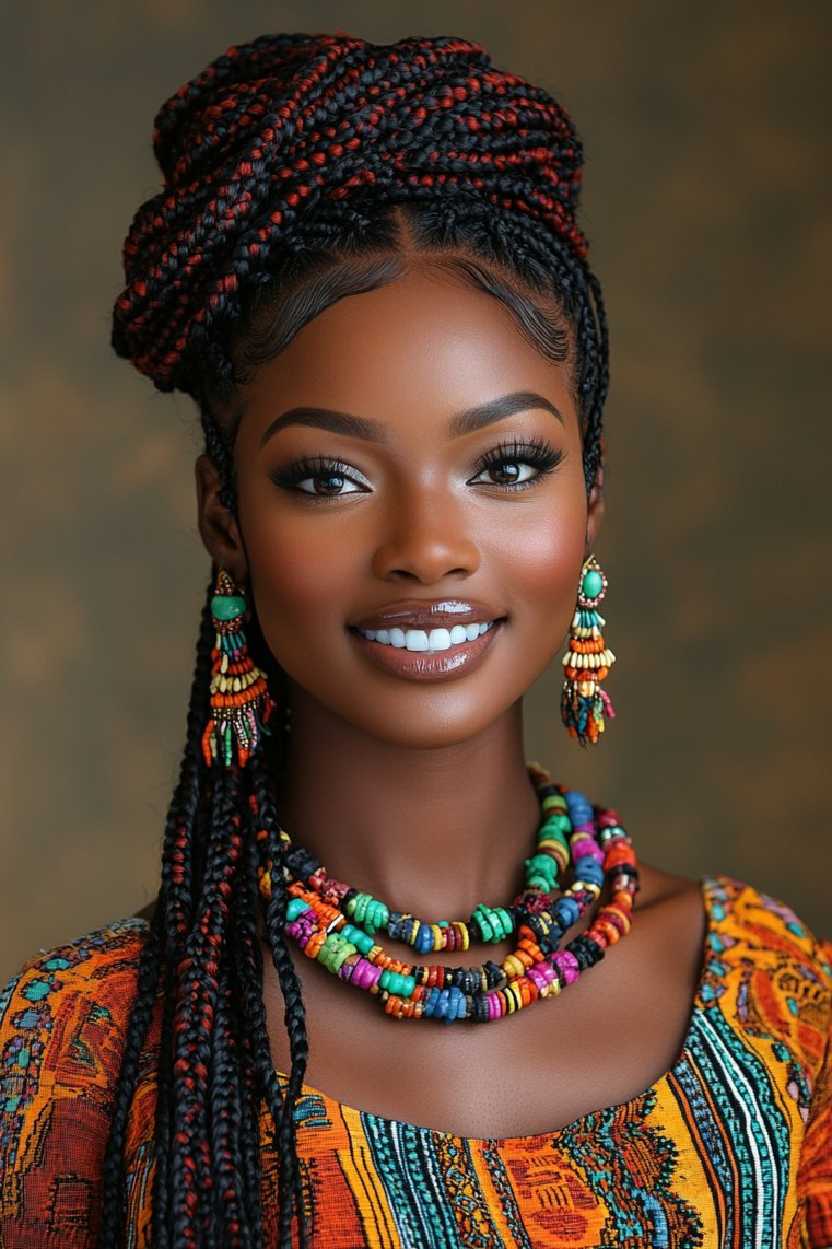 Fulani Braids With Twistouts