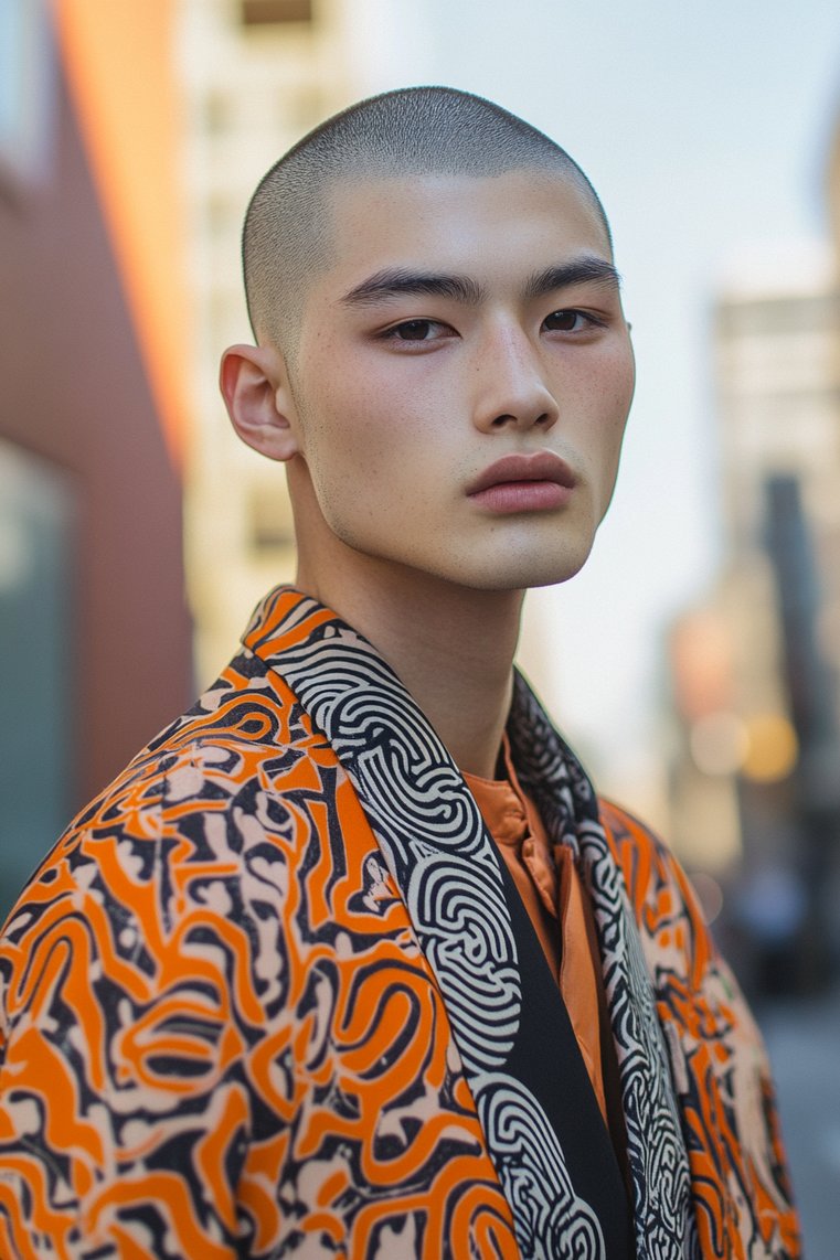 Geometric Buzz Cut