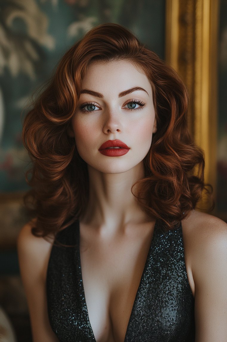 Glamorous Hollywood Waves