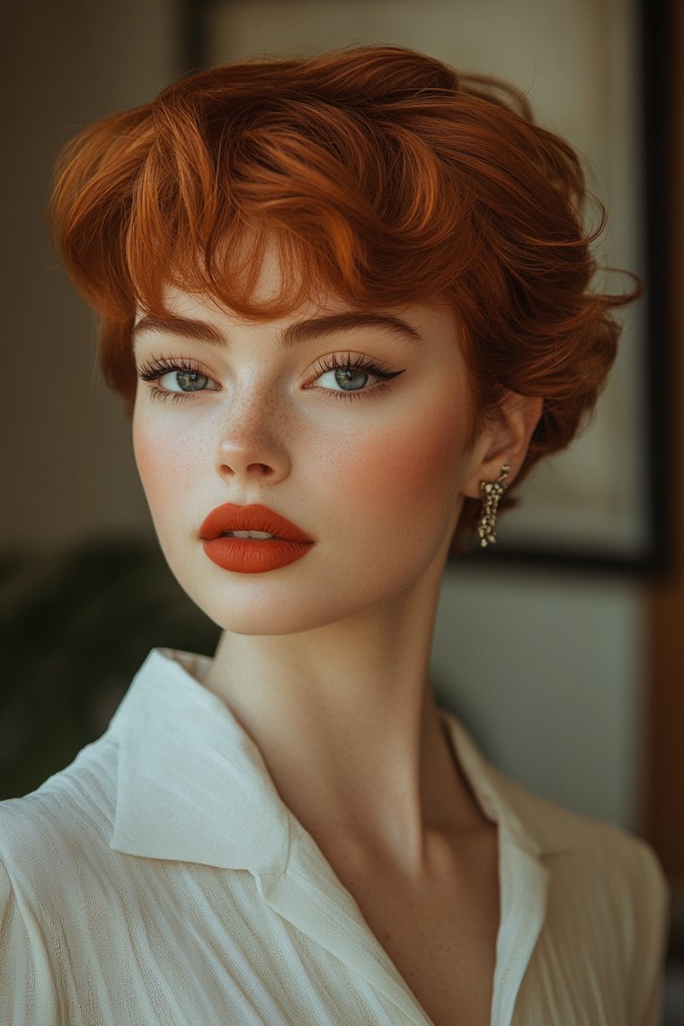 Glamorous Pixie With Curls