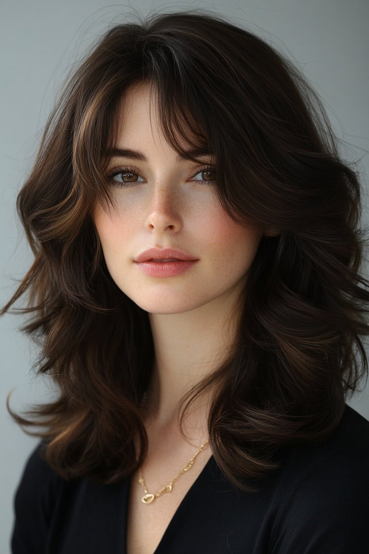 Glamorous Shag With Voluminous Layers