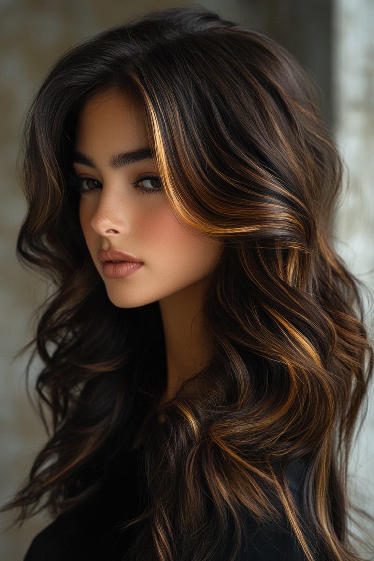 Gold and Caramel Combination for Warmth
