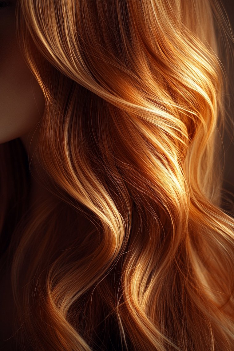 Golden Blonde Streaks