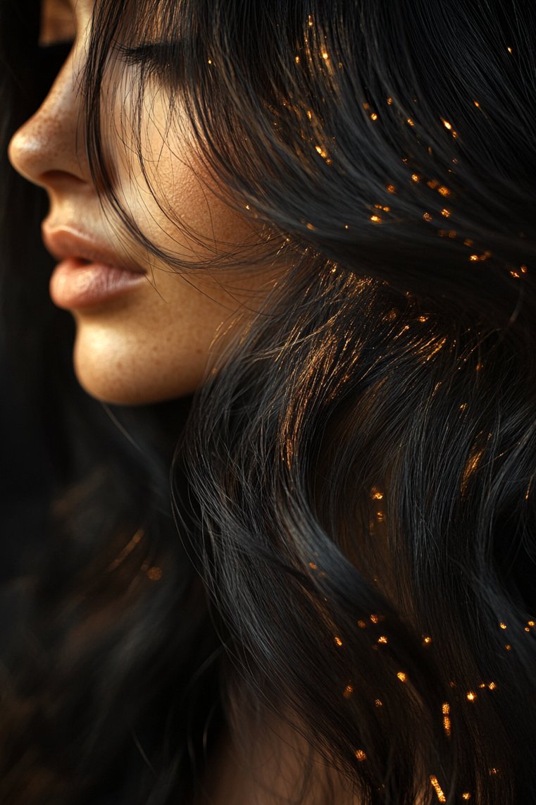 Golden Highlights for a Sun-Kissed Finish