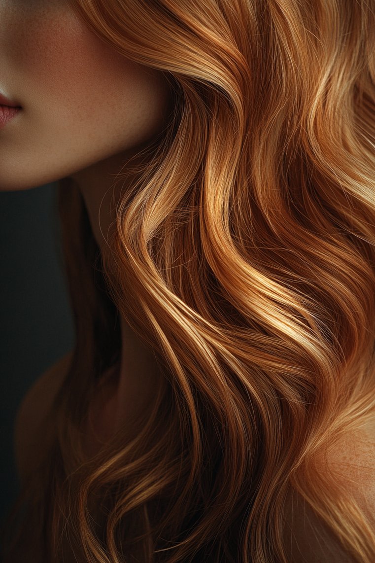 Golden Light Brown Highlights