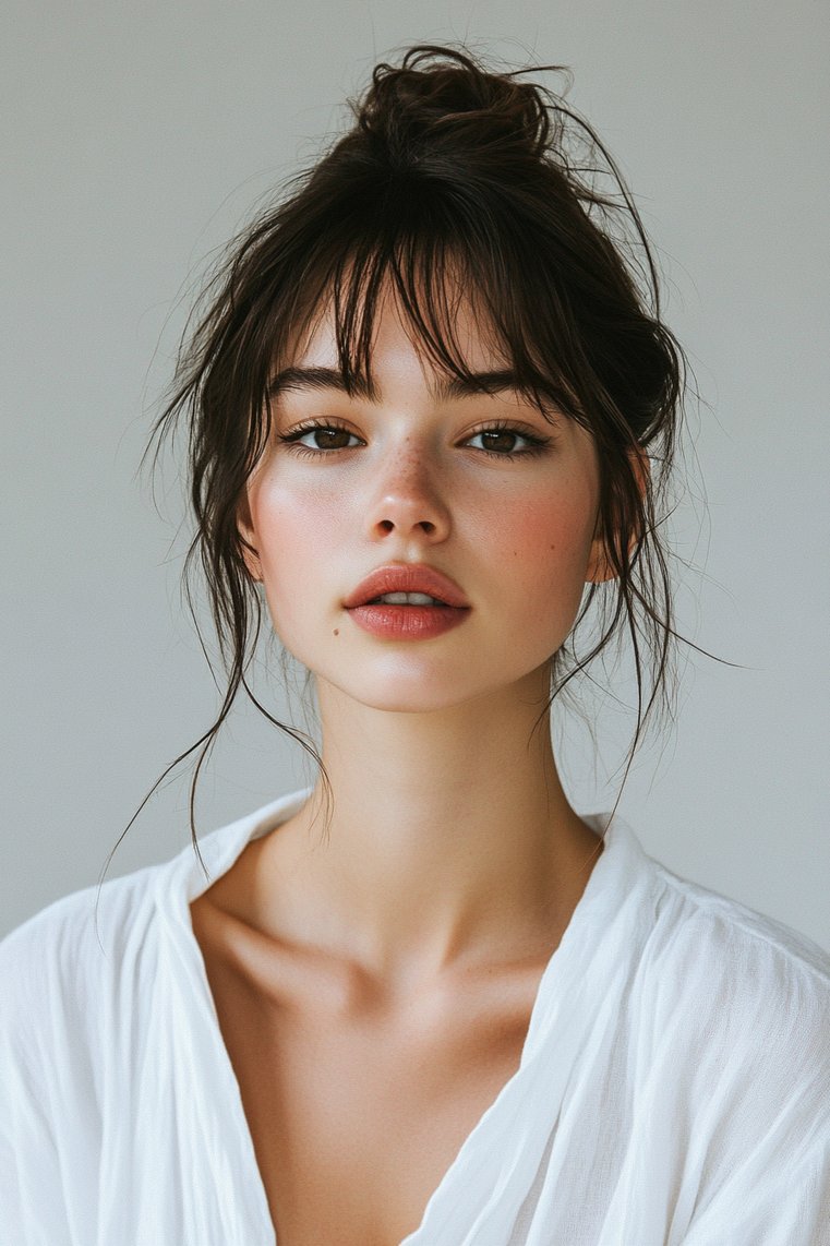 Half-Bun Pixie