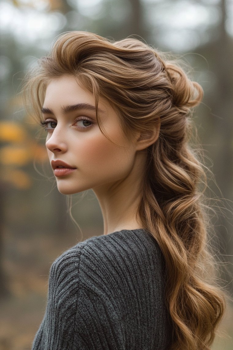 Half-Up Half-Down Twist