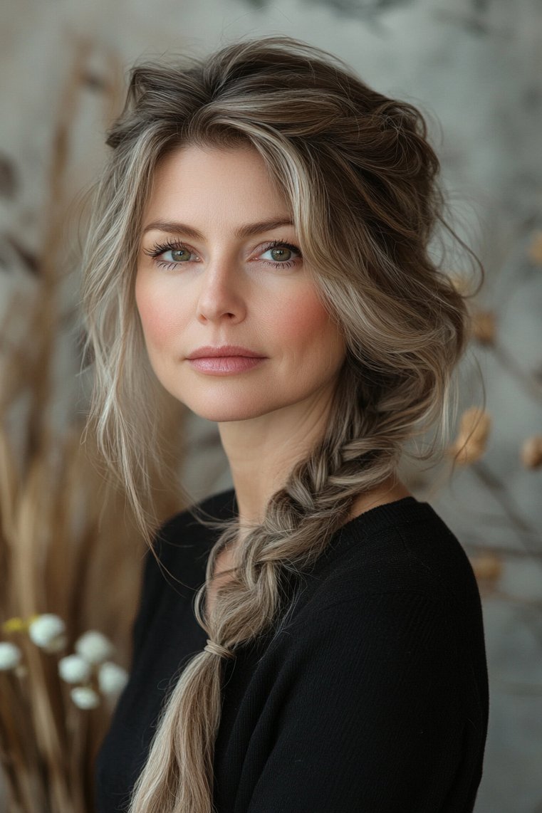Half-Up Twisted Braid