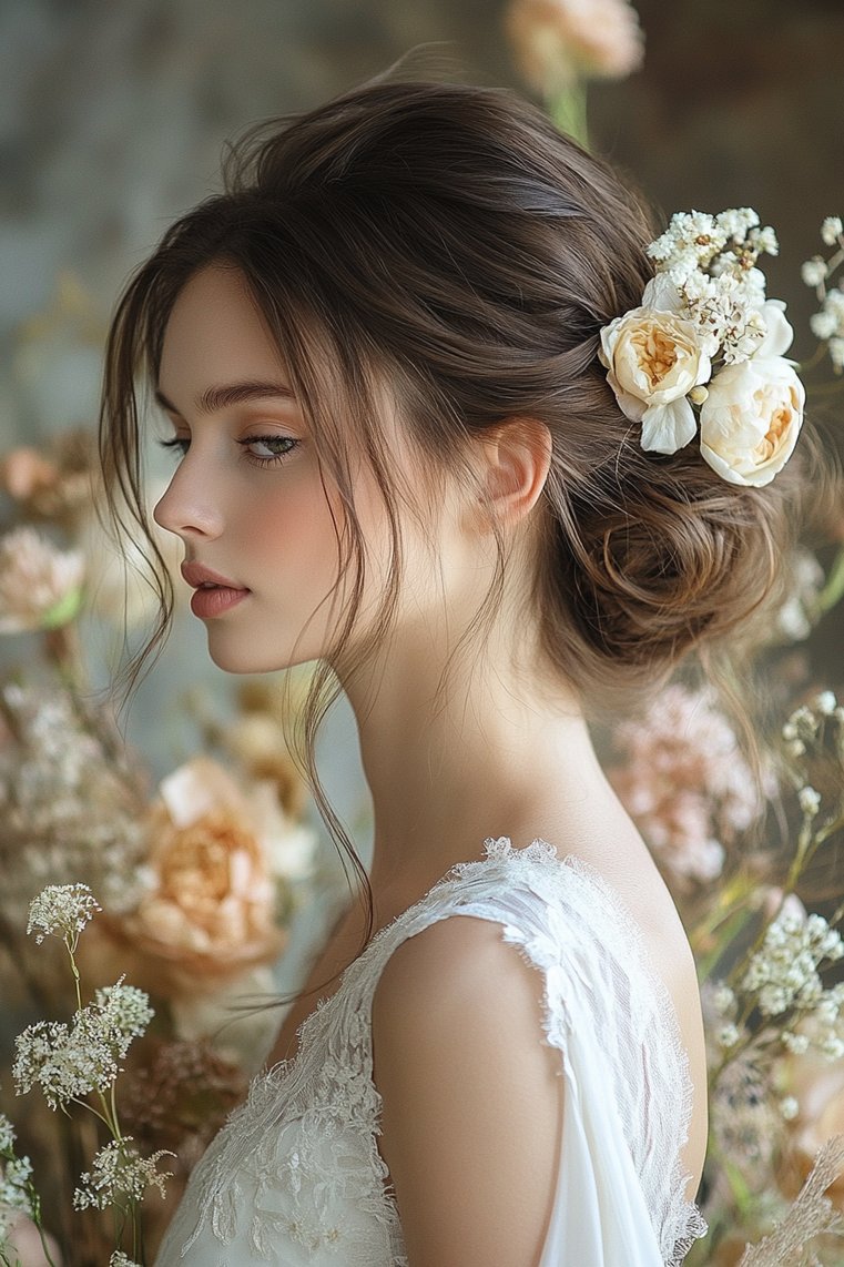 High Bun With Volume
