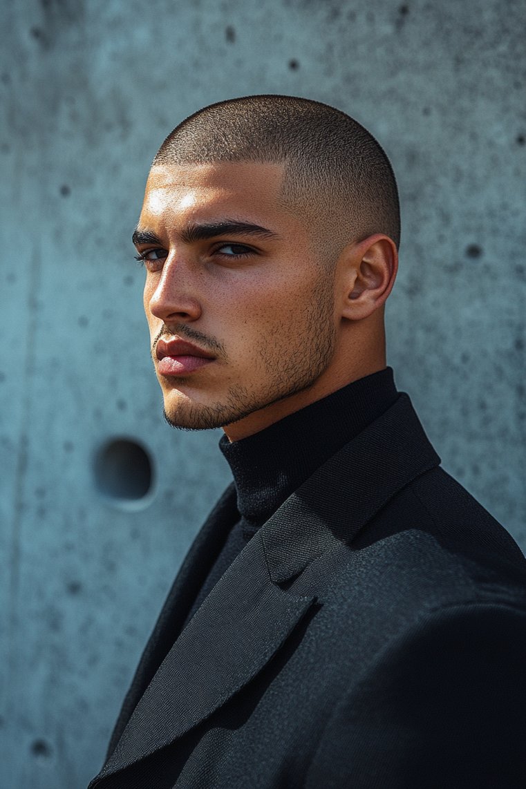 High Fade Buzz Cut