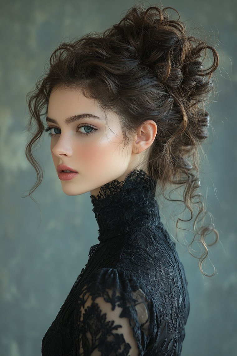 High Ponytail With Volume