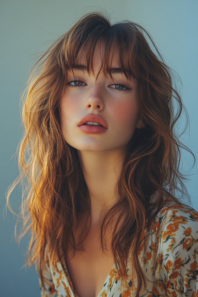 Highlighted Bangs