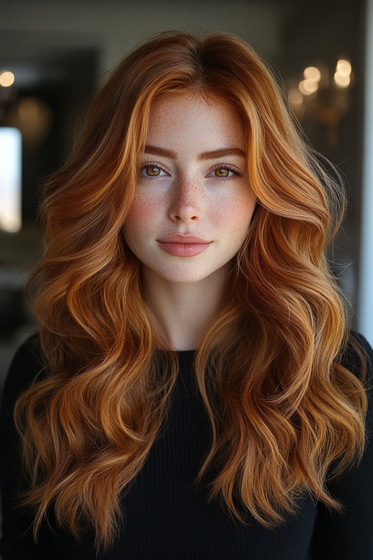 Highlighting With Caramel Shades
