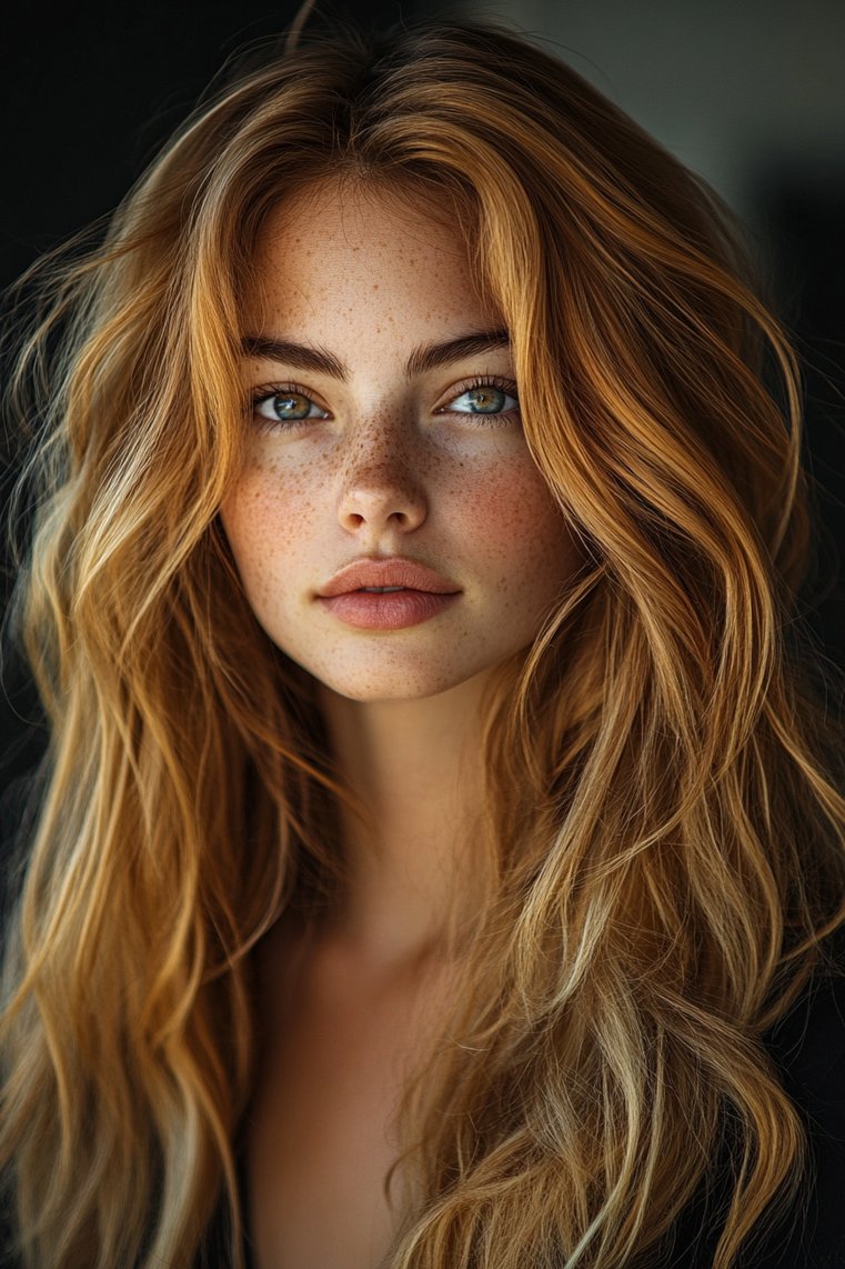 Honey Blonde Highlights for Medium Skin
